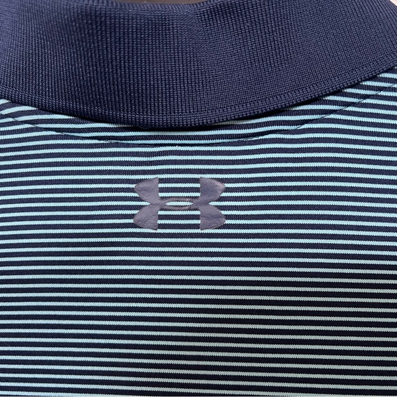 🔥Under Armour Men's Stripe Performance Polo 1321344 448 SIZE SMALL NWT $60.00 - Picture 10 of 16